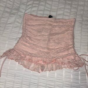 windsor lace pink skirt